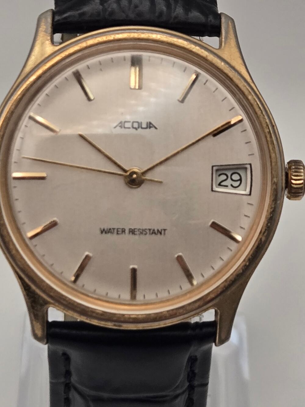 Vintage Acqua by Timex Manual Mechanical Date Watch 1989